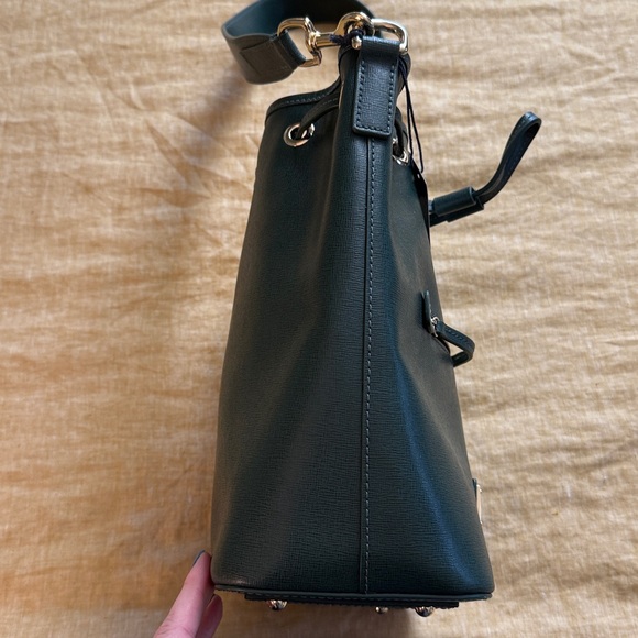 Dooney & Bourke drawstring saffiano bucket Bag - Picture 8 of 17